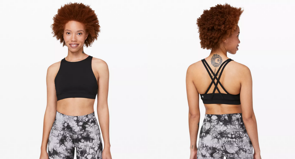 Lululemon's We Made Too Much sale: Energy High Neck Bra is now $39 on sale