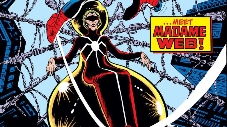 Madame Web is canonically blind in her Marvel Comics appearances. (Photo: Marvel)