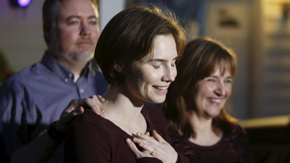 Amanda Knox 'Grateful' For Meredith Acquittal