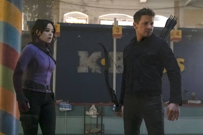 Hawkeye is Marvel's latest series, and things pick up after the events of Avengers: Endgame. Clint Barton teams up with skilled archer Kate Bishop as they fight crime throughout NYC, during the Christmas season. Florence Pugh is also unofficially making an appearance as Yelena Belova...and if you watched the Black Widow post-credits scene, then you know shit is about to go down for Mr. Hawkeye himself. Oh, and Happy Hailee Steinfeld Month to those who celebrate!Starring: Jeremy Renner, Hailee Steinfeld, Linda Cardellini, Vera Farmiga, Fra Fee, Tony Dalton, Zahn McClarnon, Brian d'Arcy James, Alaqua Cox, Florence Pugh, and moreWhen it premieres: Nov. 24 on Disney+Watch the trailer here.