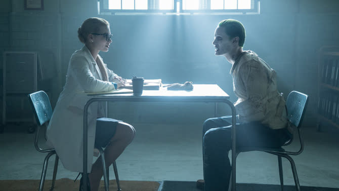 Margot Robbie and Jared Leto in <em>Suicide Squad </em>(Photo by Moviestore/REX/Shutterstock)