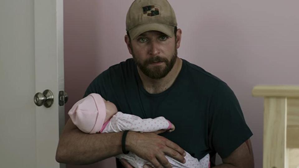 <p> American Sniper, starring Bradley Cooper, Sienna Miller, and that fake baby, won an Oscar back in 2014 for Best Sound Editing (not for Best Prosthetic Infants). It received six other nominations, too, including Best Picture and Best Actor for Cooper as Chris Kyle, the deadliest marksman in US military history. Although the movie was successful at the box office, it received mixed reviews. "The reason why American Sniper is not going to win is because of the plastic baby," one critic said. </p>