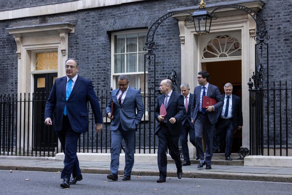 Cabinet minister leave Downing St after meeting (Getty Images)