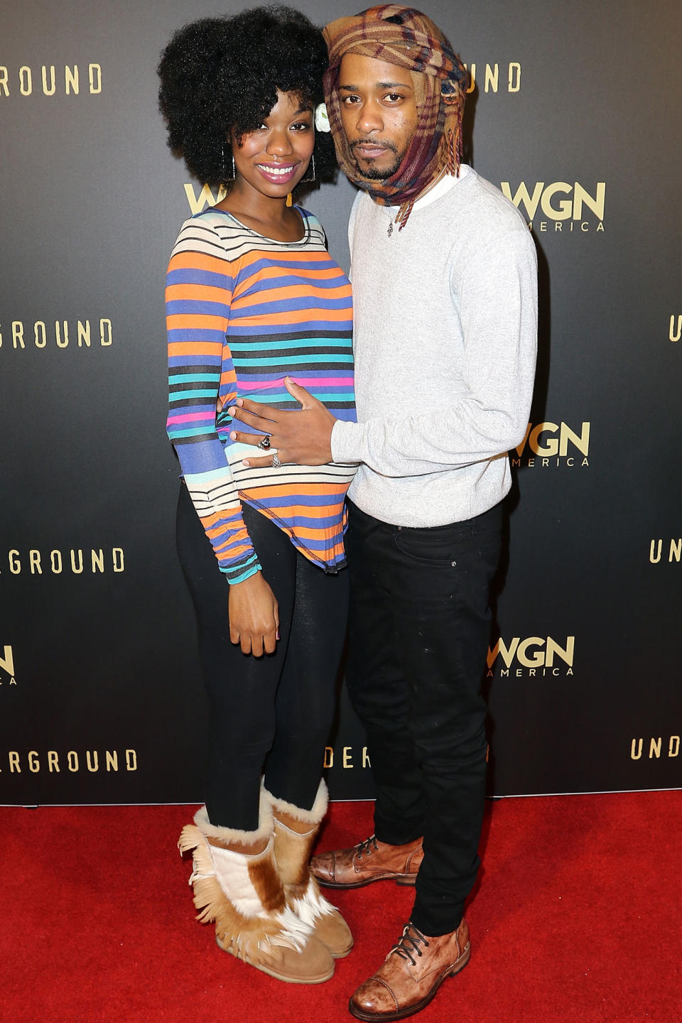 <p><span>Lakeith Stanfield and Xosha Roquemore are parents</span>! <em>The Mindy Project </em>and <em>Atlanta </em>stars welcomed <span>their first child</span> together in June. "Mom," Roquemore captioned a Twitter photo —which she subsequently deleted — of herself nursing her newborn.</p>