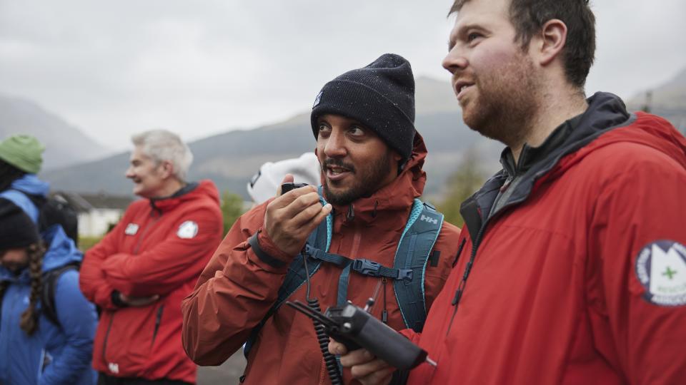 Mountain rescue exercise with Helly Hansen