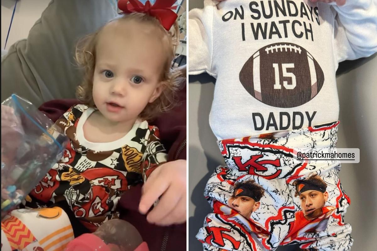 Patrick and Brittany Mahomes' Daughter Sterling Meets Newborn Baby Brother  Bronze in Sweet Pic