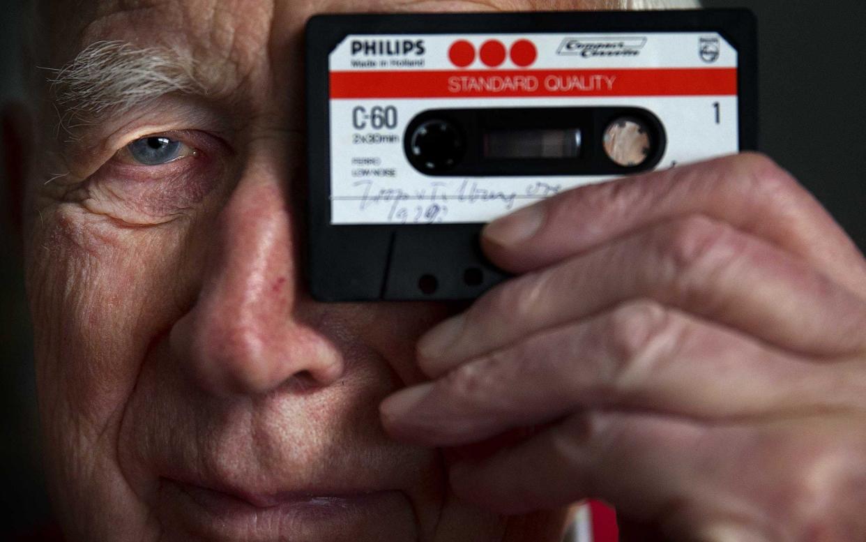 Ottens with a cassette tape, 2013 - Jerry Lampen/EPA/Shutterstock