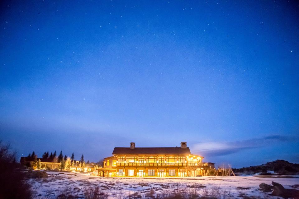 Winter on Green Mountain at Brush Creek Ranch