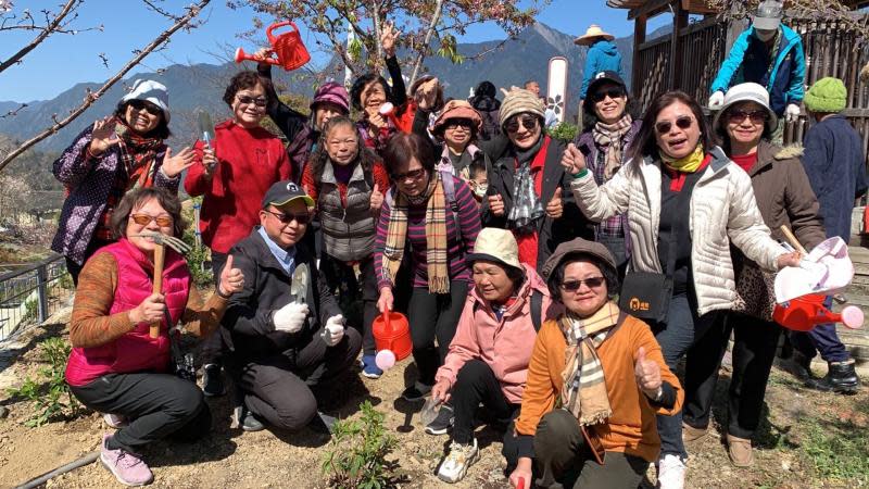 梨山櫻緣丘植樹造林活化觀光　參山處見證生態保育教育