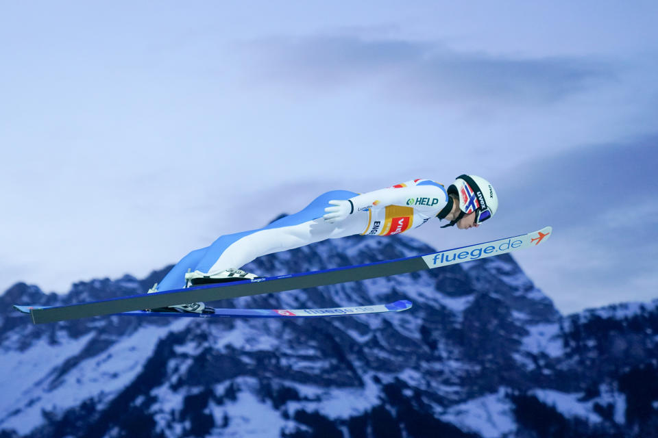 Halvor Egner Granerud has won five consecutive ski jumping World Cup events this season - and heads to the Four Hills as a red-hot favourite