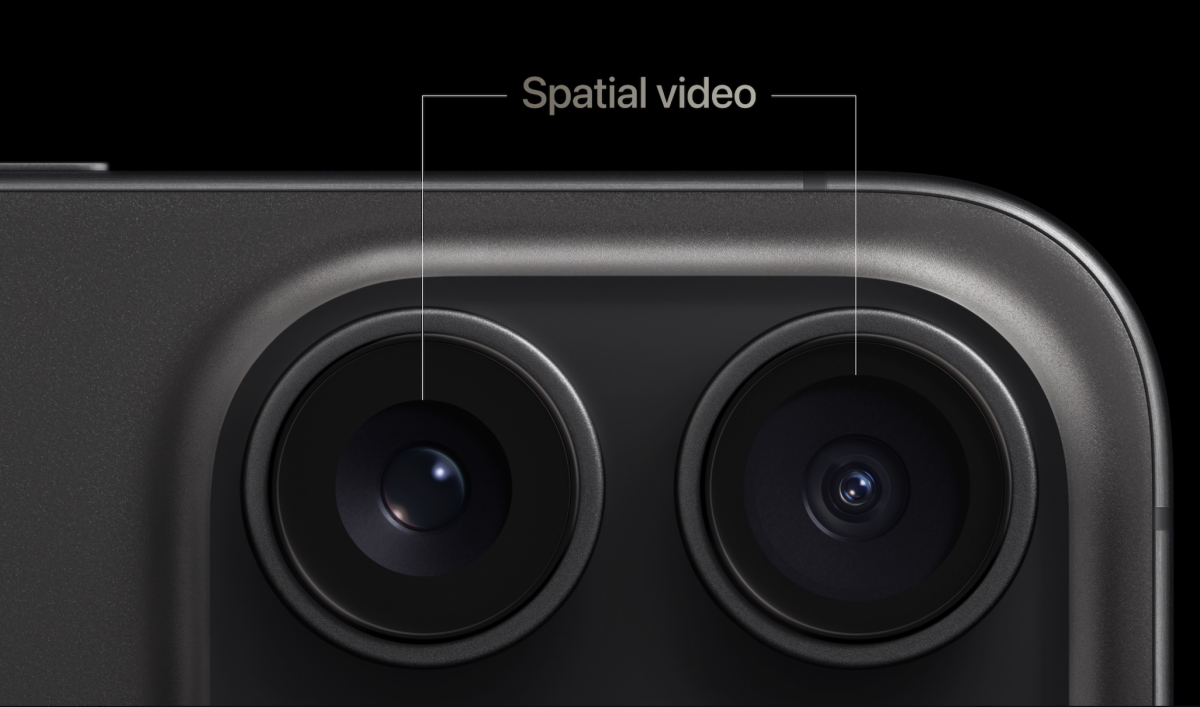 The iPhone 15 Pro can take 3D spatial videos for Vision Pro users