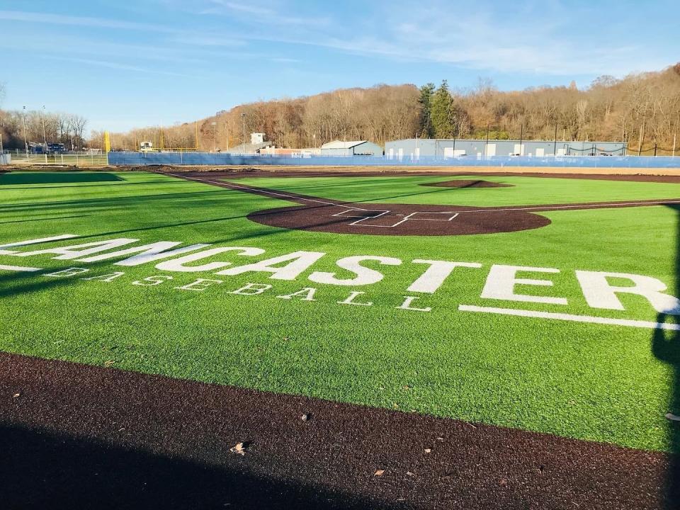 Lancaster baseball will dedicate England Field on March 25. It will have a little bit more meaning because nine 2020 seniors had their ball buried under the field at their respective positions after their season was canceled in 2020.