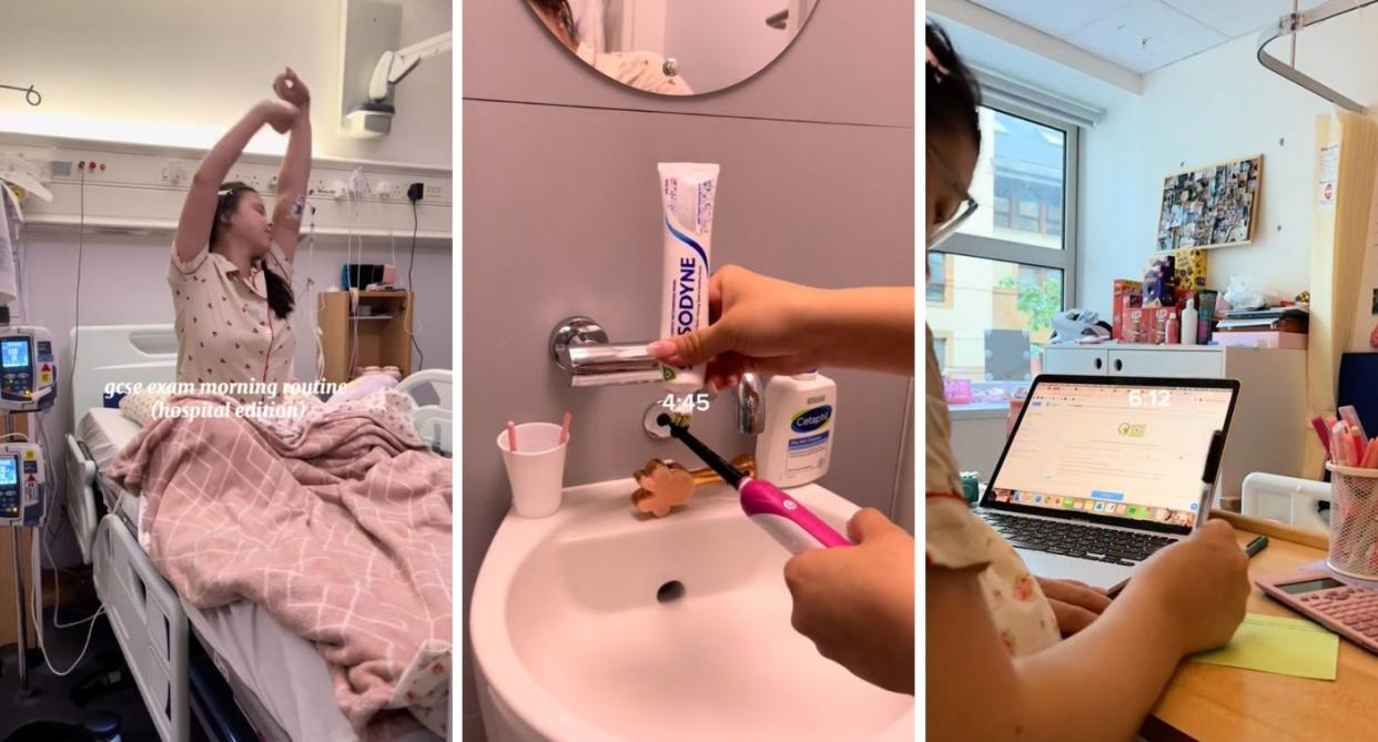 Gabriella Boyd's morning routine went viral with three million views. (Credit: Gabriella Boyd / TikTok)