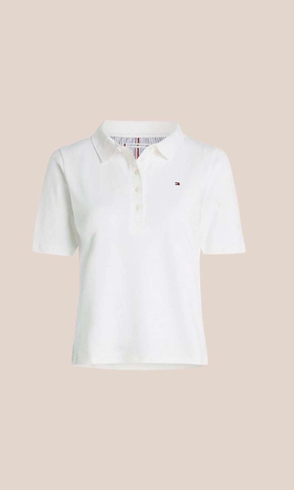 Polo blanco de Tommy Hilfiger