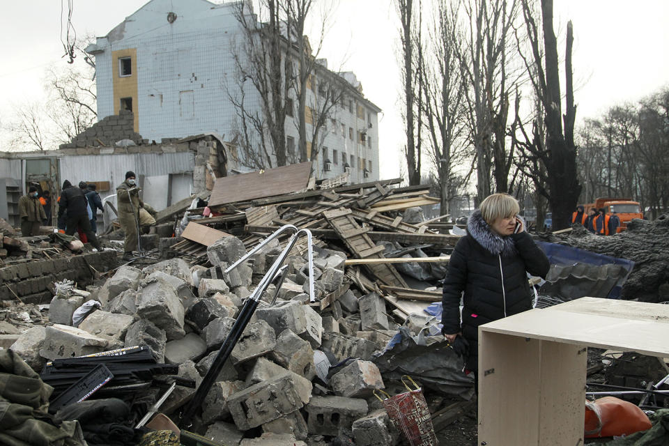 Ruins in Donetsk