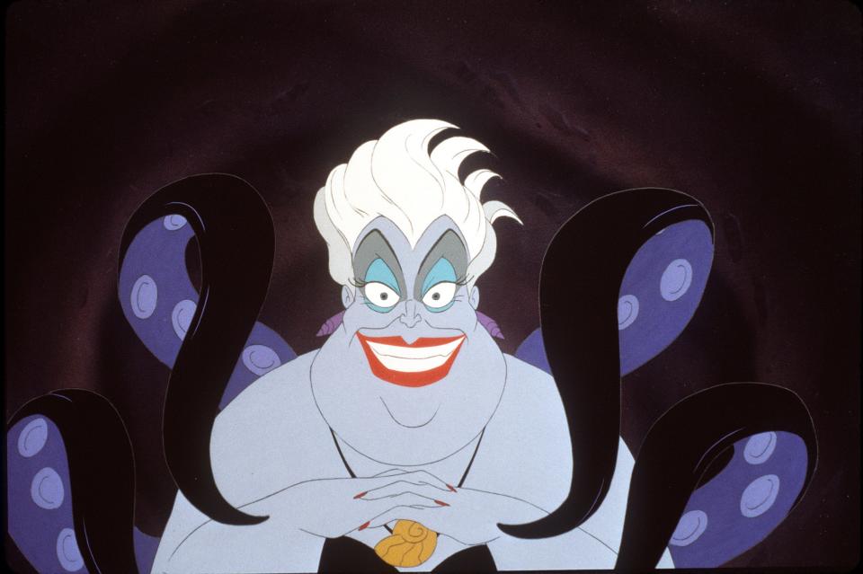 The wicked sea witch Ursula as seen in 1989's animated "The Little Mermaid."