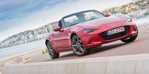 <p>As was the case when it debuted in 1989, the Mazda Miata is one of the most affordable ways to the joys of a roadster. It's arguably one of the <a rel="nofollow noopener" href="http://www.roadandtrack.com/car-culture/a27411/infinite-wonder-norway/" target="_blank" data-ylk="slk:best sports cars on the market;elm:context_link;itc:0;sec:content-canvas" class="link ">best sports cars on the market</a>, regardless of price. </p>