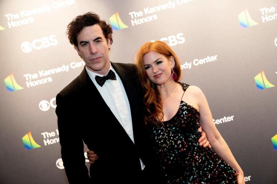 Sacha Baron Cohen and Isla Fisher are heading toward divorce. AFP via Getty Images