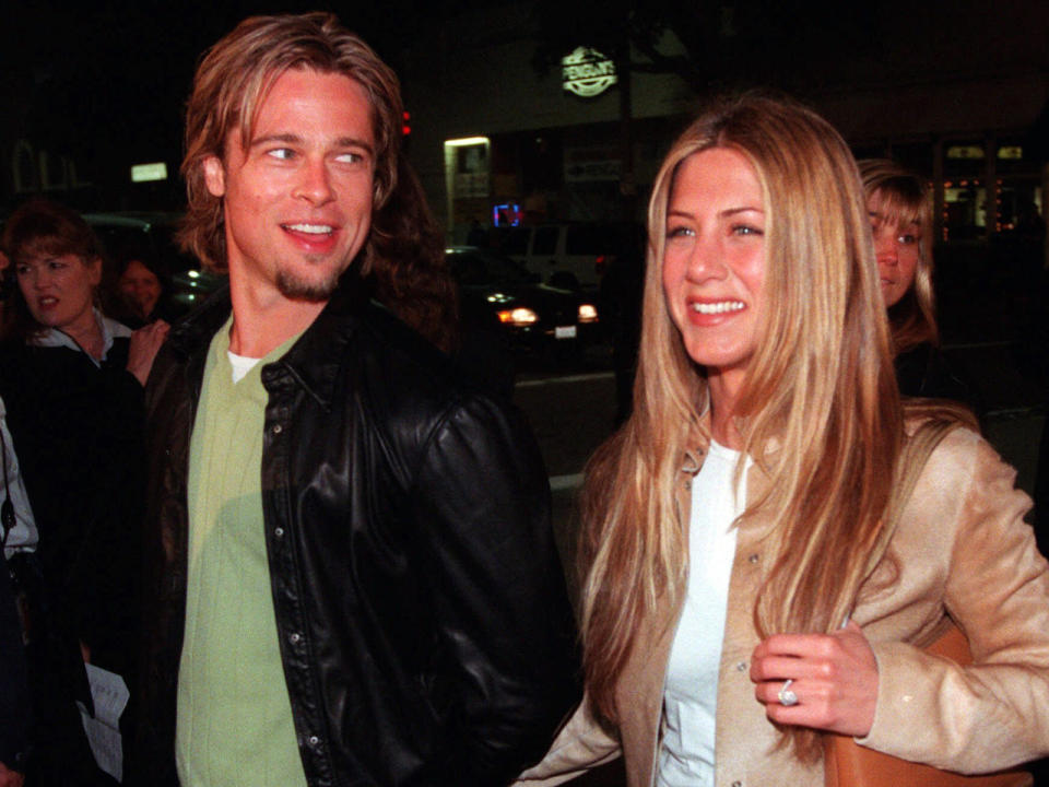 Jennifer Aniston und Brad Pitt