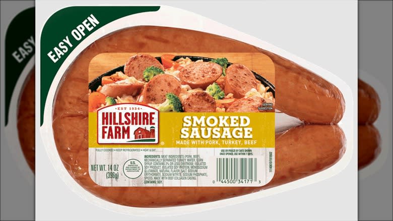 hillshire farms smoked sausage