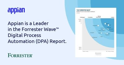 In the 26-criterion evaluation of 15 digital process automation (DPA) providers, Appian scored the highest of any vendor in the Current Offering category.