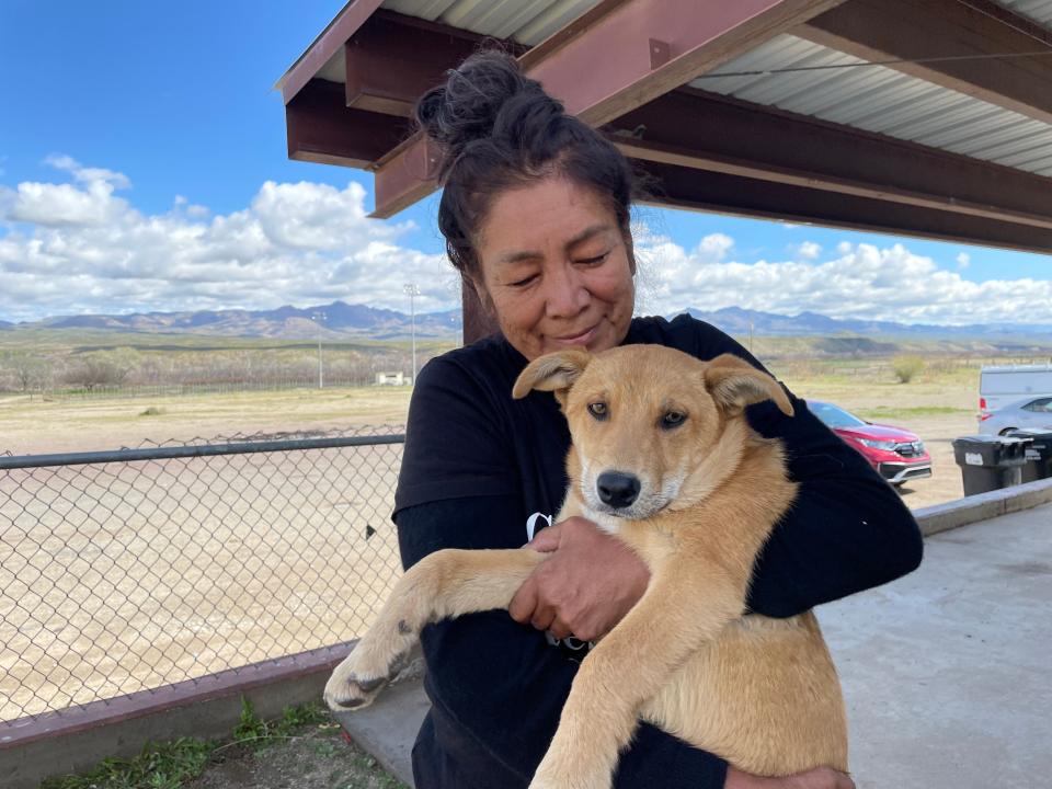 "More Than a Pet Community Hero" winner Julie Cassadore, of San Carlos.