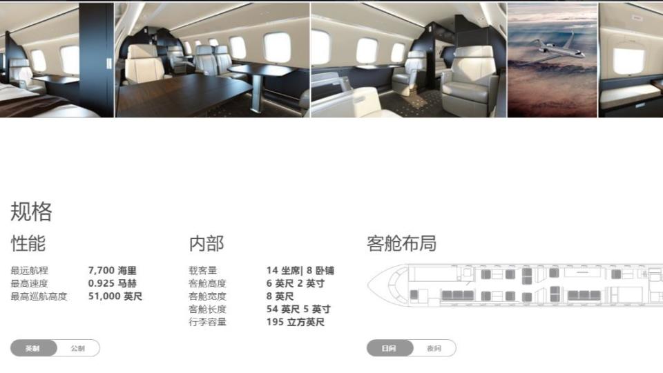 蘇姿丰搭乘的VistaJet專機，配有14個座位，夜間還能變出8個床鋪。（圖／VistaJet官網）