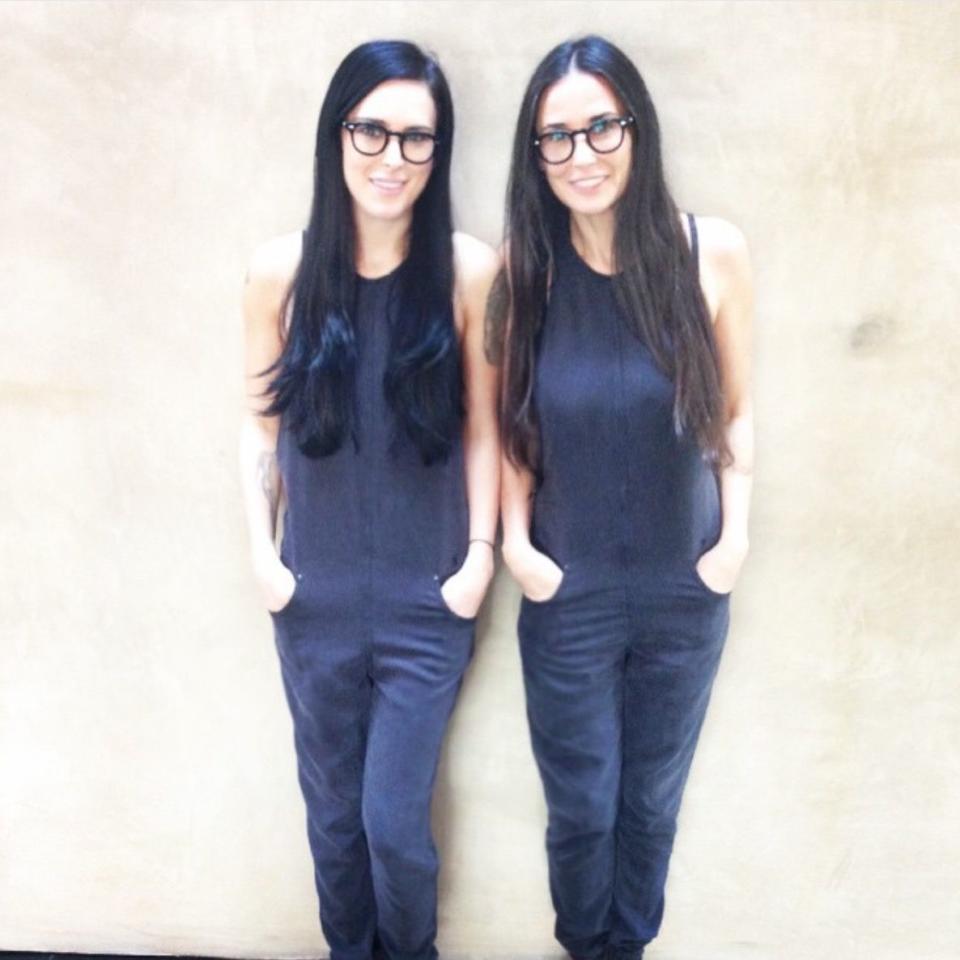 Demi Moore and Rumer Willis