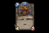 <p>On paper, a 4/3 with Taunt for three mana is high-value. But in practice, what is Hired Gun's purpose? He dies to most aggressive two-drops, meaning he'll often save you from taking three damage to the face, but that's about it. Maybe okay in Arena. </p>