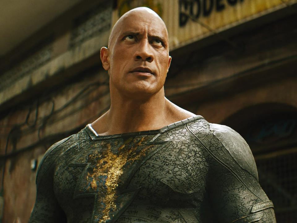 Dwayne Johnson as Black Adam.