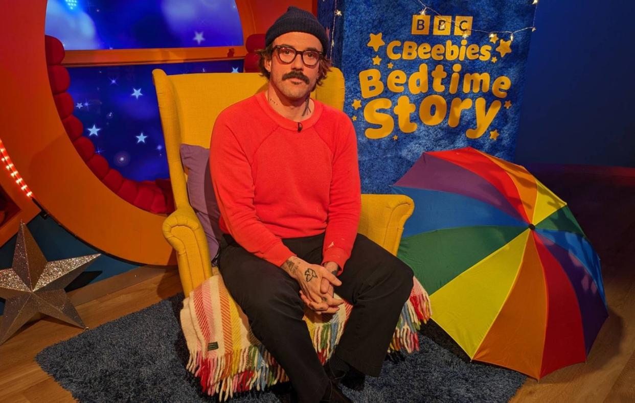 Joe Talbot on Bedtime Stories (Picture: BBC/Press)