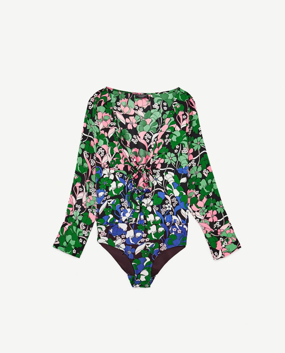 <p><a rel="nofollow noopener" href="https://www.zara.com/uk/en/woman/body/floral-print-bodysuit-c602501p4486005.html" target="_blank" data-ylk="slk:Zara, £29.99;elm:context_link;itc:0;sec:content-canvas" class="link "><i>Zara, £29.99</i></a> </p>