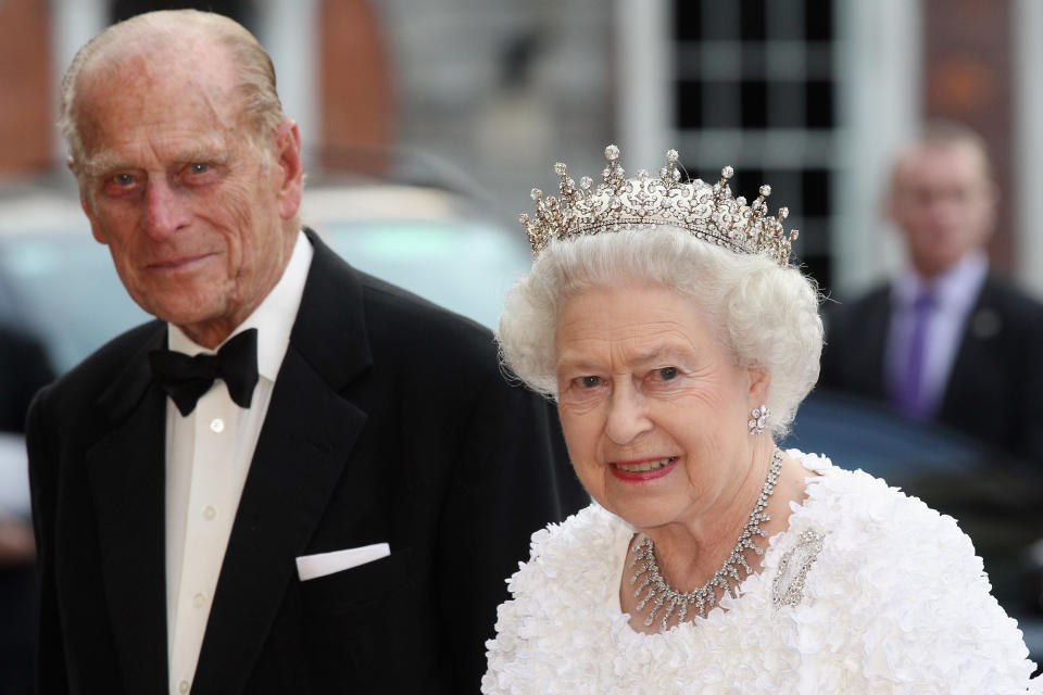 The Queen and Prince Philip on May 18, 2011 in Dublin, Ireland.