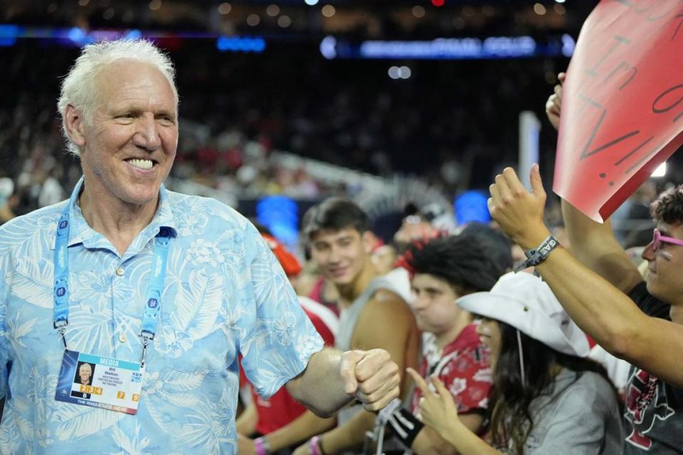 Bill Walton, a Hall of Fame basketball player before becoming a celebrated broadcast analyst, died Monday at age 71 after fighting cancer.