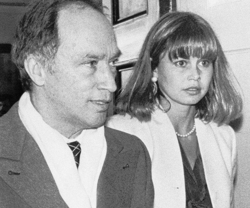 Matthew Perry's mother Suzanne Perry with Canadian Prime Minister Pierre Trudeau in 1980