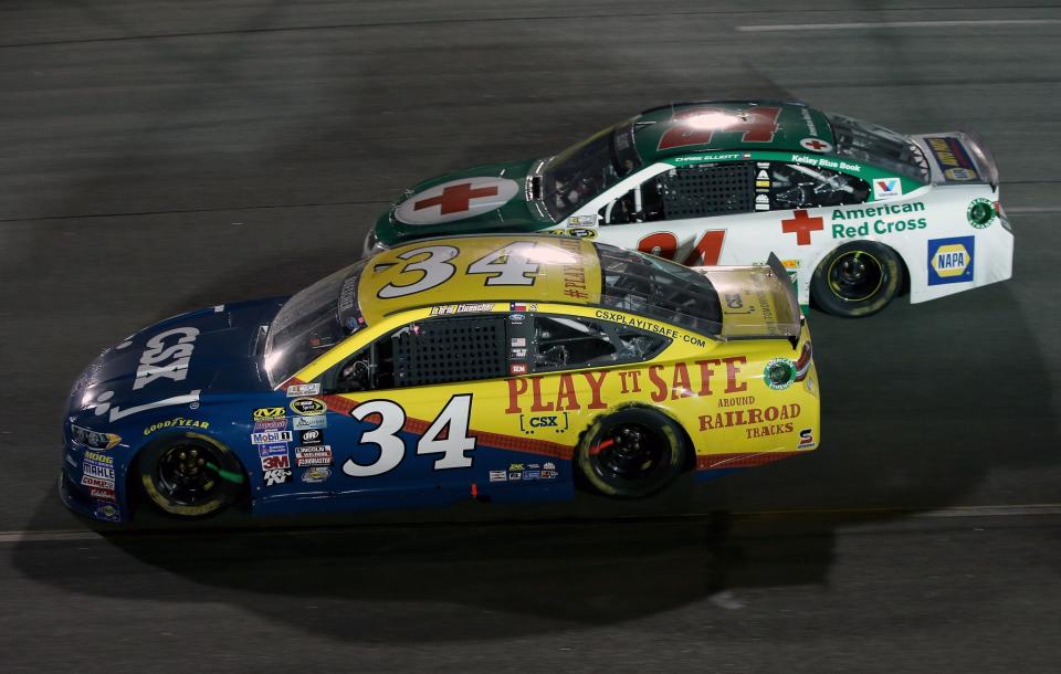 Chris Buescher and Chase Elliott (Getty Images)