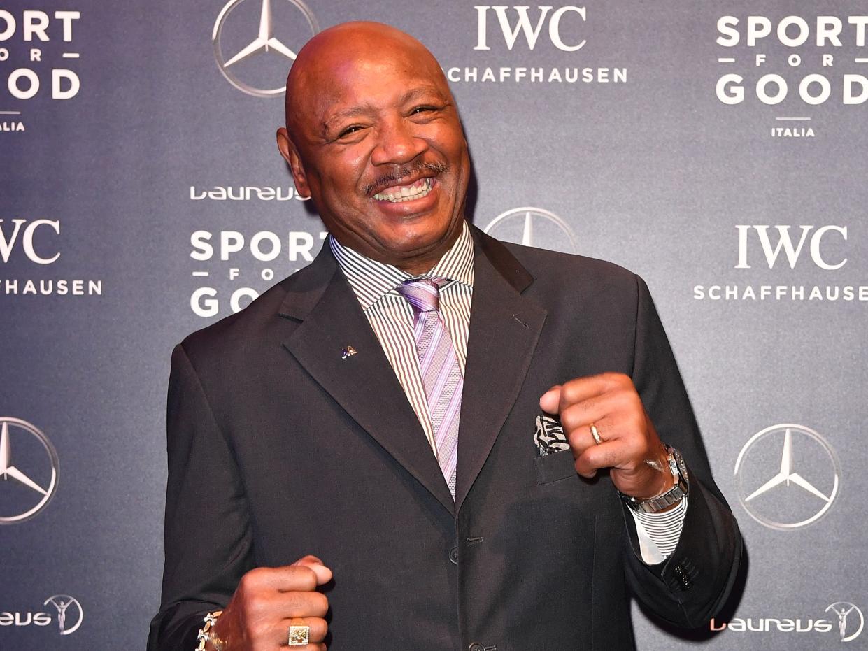 Marvin Hagler attends the Laureus F1 Charity Night on September 5, 2019 in Milan, Italy.  (Getty Images for Laureus)