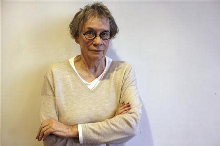 American writer Annie Proulx poses before a dress rehearsal of the opera "Brokeback Mountain" at the Teatro Real in Madrid, January 24, 2014. REUTERS/Paul Hanna