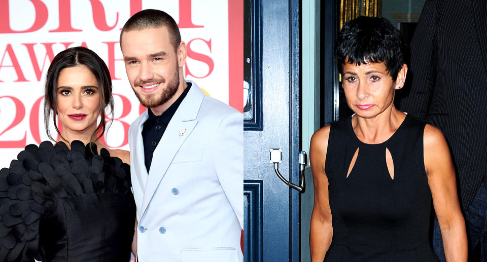 Cheryl Cole and Liam Payne, left; Joan Callaghan