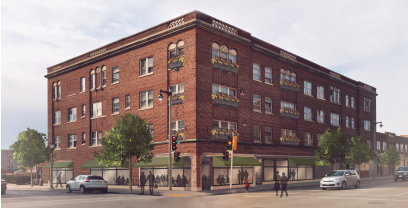 A vacant building at the northwest corner of West Wells and North 27th streets is to be converted into a mixed-use project that includes a commercial kitchen, business incubator and affordable apartments.