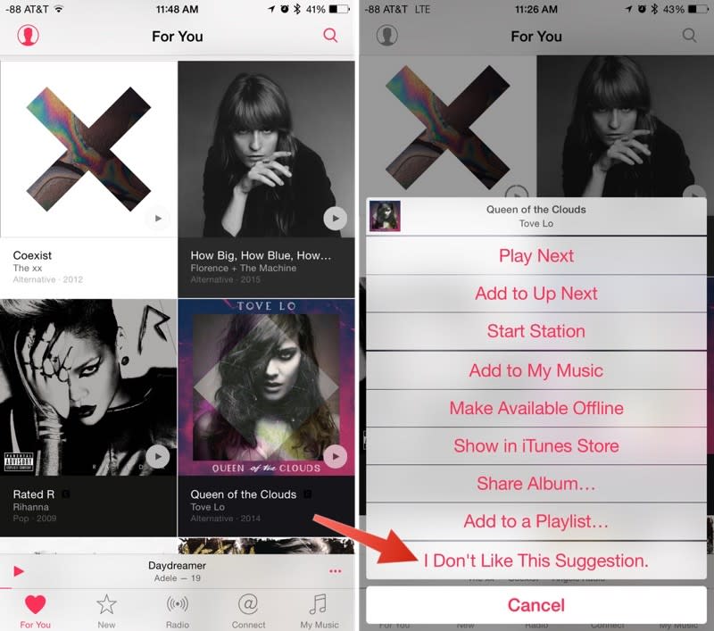 想 Apple Music 的歌曲更合你口味? 教你幾個簡單方法調校 “For You” 建議!