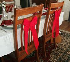 bow on chair