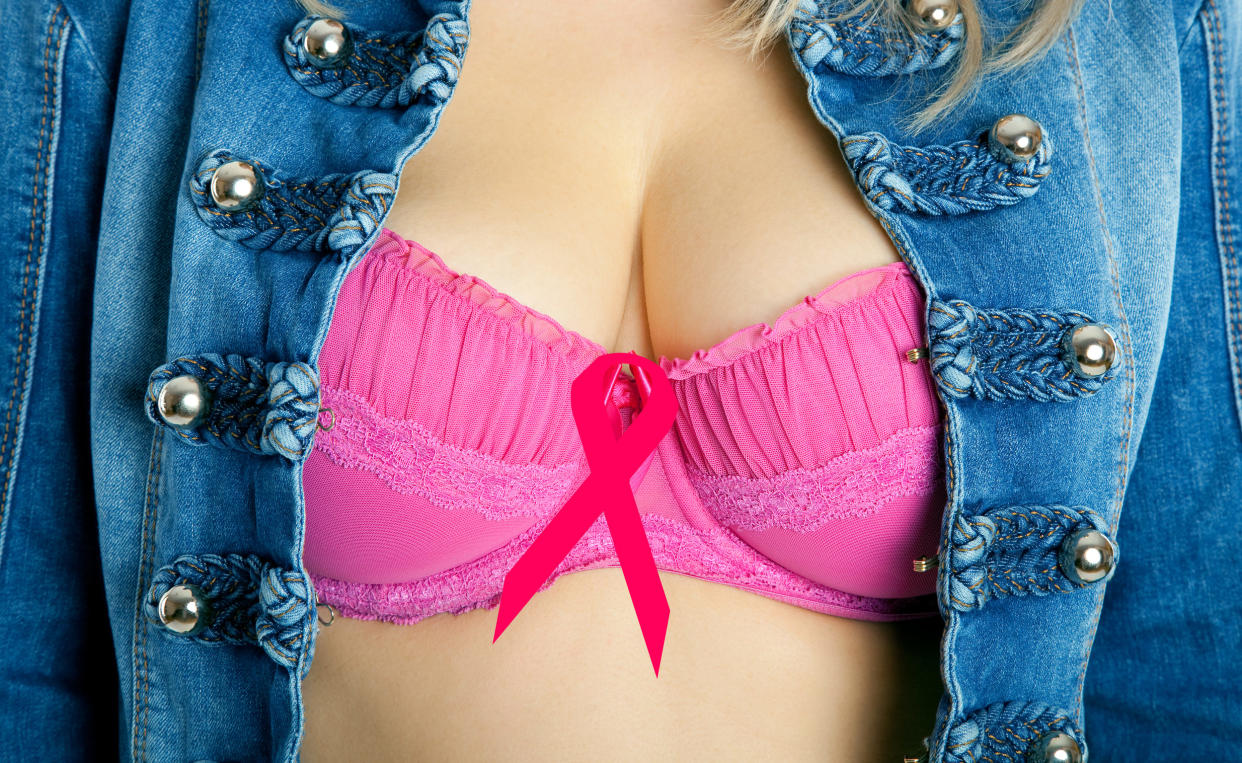 Alles pink macht der Oktober. In diesem Monat steht alles im Zeichen des Brustkrebses und der Brustkrebsvorsorge. (Bild. ddp)