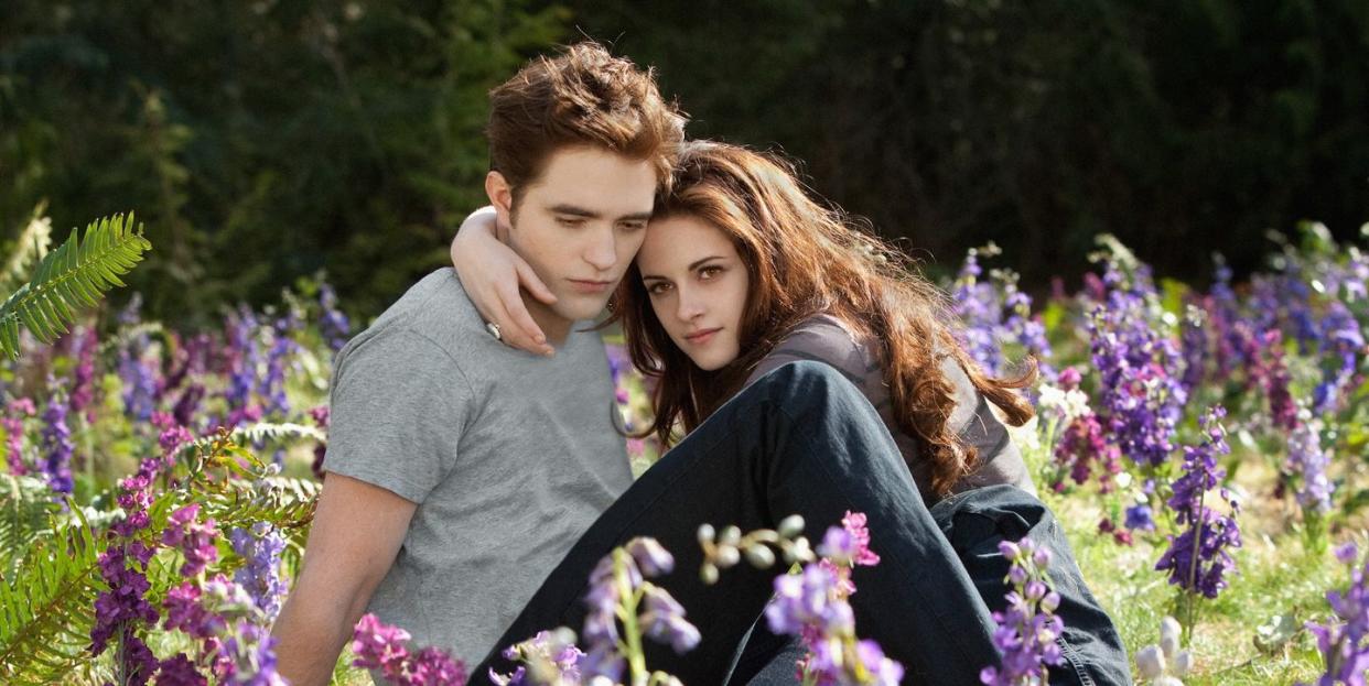 robert pattinson and kristen stewart star in the twilight saga breaking dawn part 2