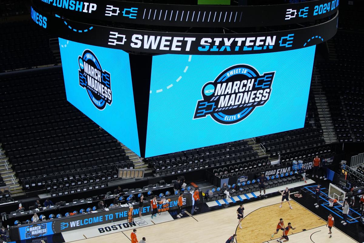 Jogos, pontuações e atualizações do torneio da NCAA: siga a transmissão ao vivo do Sweet 16 na quinta-feira