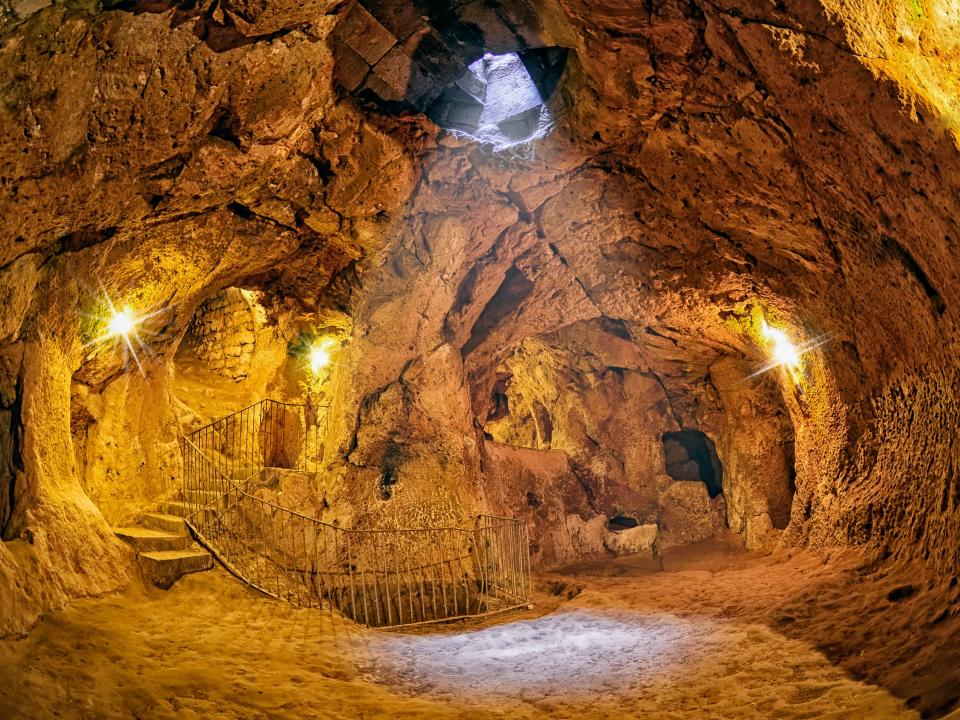 Derinkuyu, Turkey's underground city.