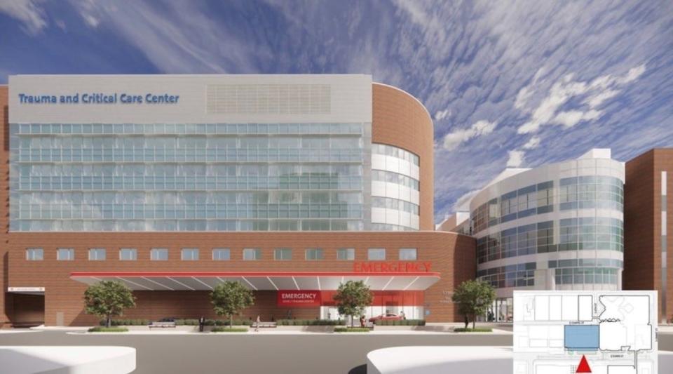 OhioHealth is undertaking a $400-million expansion of Grant Medical Center, including a new medical office building and a new Trauma and Critical Care Center.