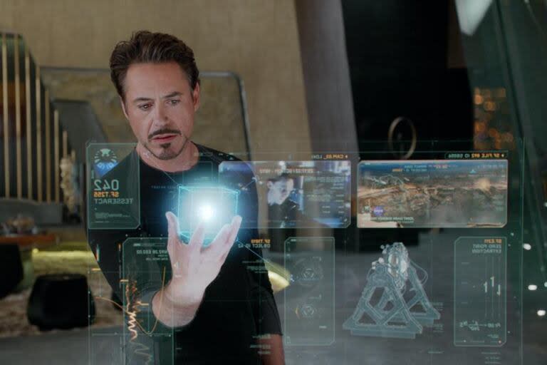 Robert Downey Jr. en el papel de Iron Man