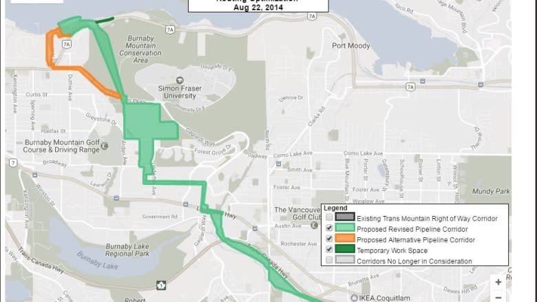 Kinder Morgan serves notice to landowners on pipeline route