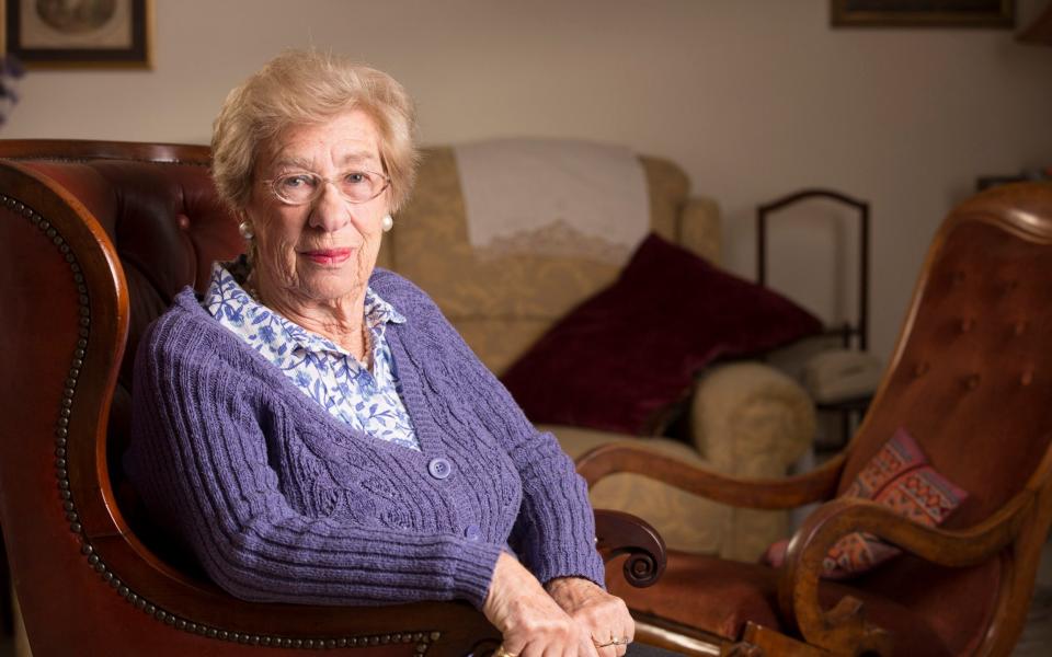 Eva Schloss, pictured here in 2013, said: 'We have to teach the young people to be more tolerant' - Andrew Crowley